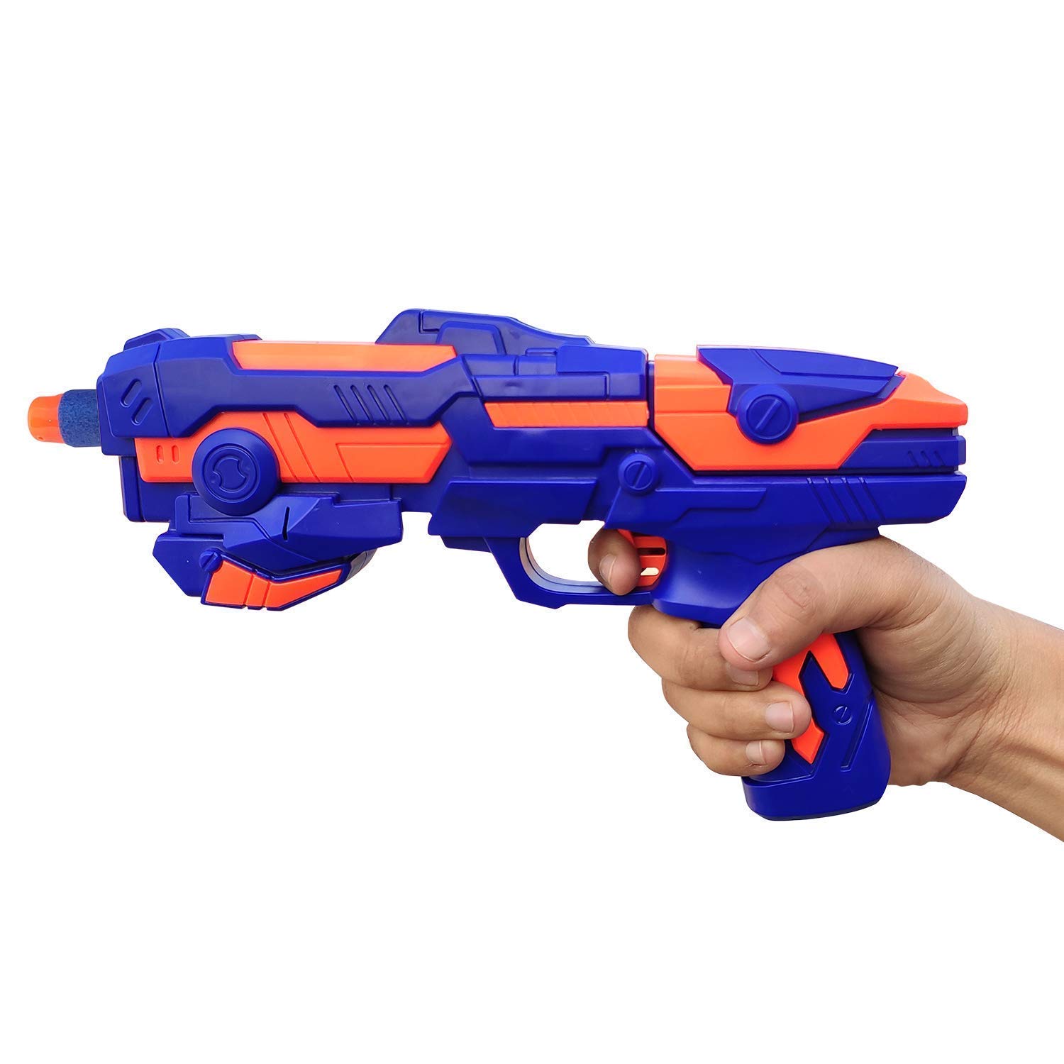 Sky Tech 2 in 1 Long Range Foam Blaster Gun with 8 Pieces Soft Water