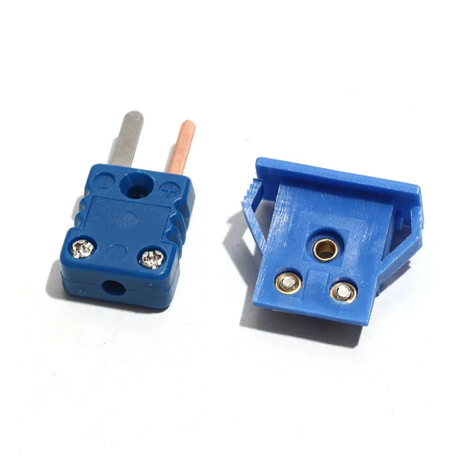 FULIMEI K-type Thermocouple Plug Socket T-type Male And Female Connector J-type RS-type Temperature Measuring Installation 1PC(T Plug panel socket)