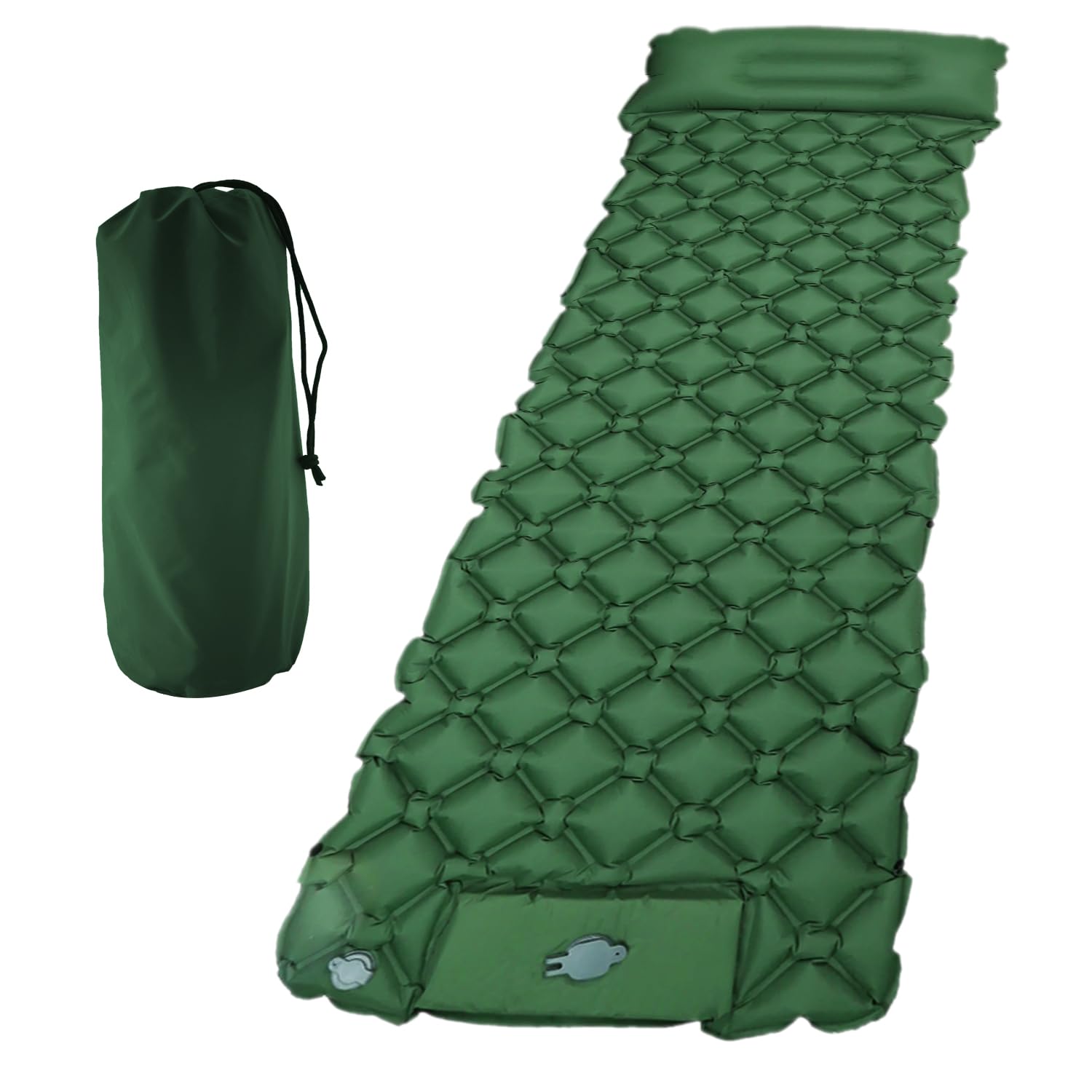 Gsogcax Camping Sleeping Pad Ultralight Self Inflating Mat with Pillow