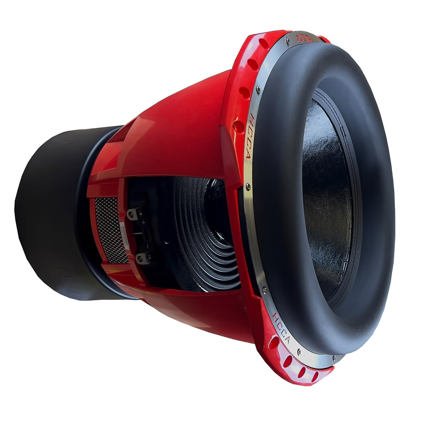 ORION HCCA181SPLX Extreme High Performance 18” Competiton Grade SPL Car Subwoofer, 30000W Max Power, 7500W RMS, Dual 1-Ohm, 4” DVC Voice Coil - Powerful HCCA Series Black Coil for Cars, Trucks, Jeeps