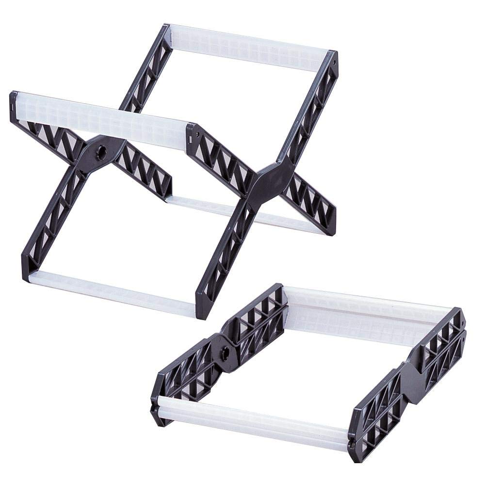 Lihit Lab G1640-24 Hanging Stand For A4 Files - Foldable Black Truss Design