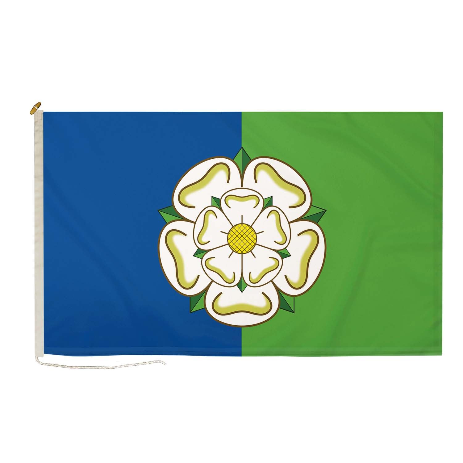 DuraFlag East Riding of Yorkshire 3ft x 2ft with Rope and Toggled - Premium Quality 3x2ft (90x60cm) East Yorkshire Flags