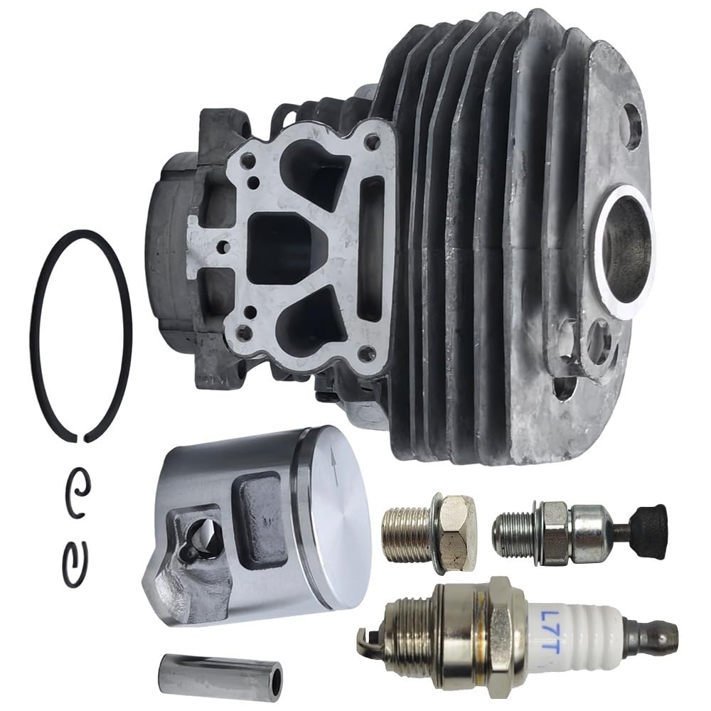 Kit de Cilindro de 46 mm Apto para motosierras 562XP y 560, número de Pieza 575355803, con bujía de descompresión
