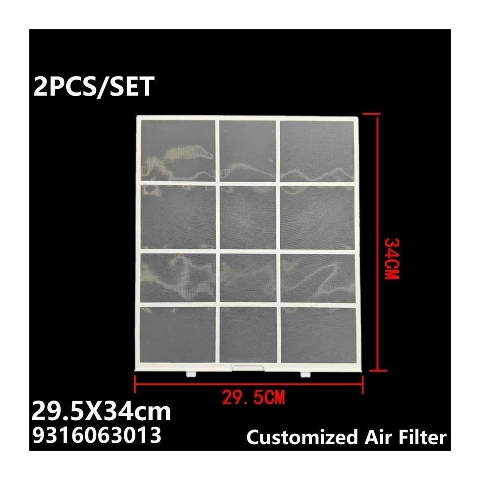 Filtre Climatiseur,Compatible avec General,Compatible avec Fujitsu