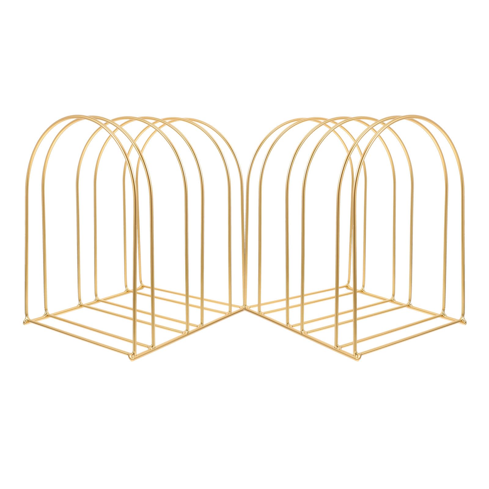 Présentoir à bonnets en métal doré x2 pour rangement de chapeau