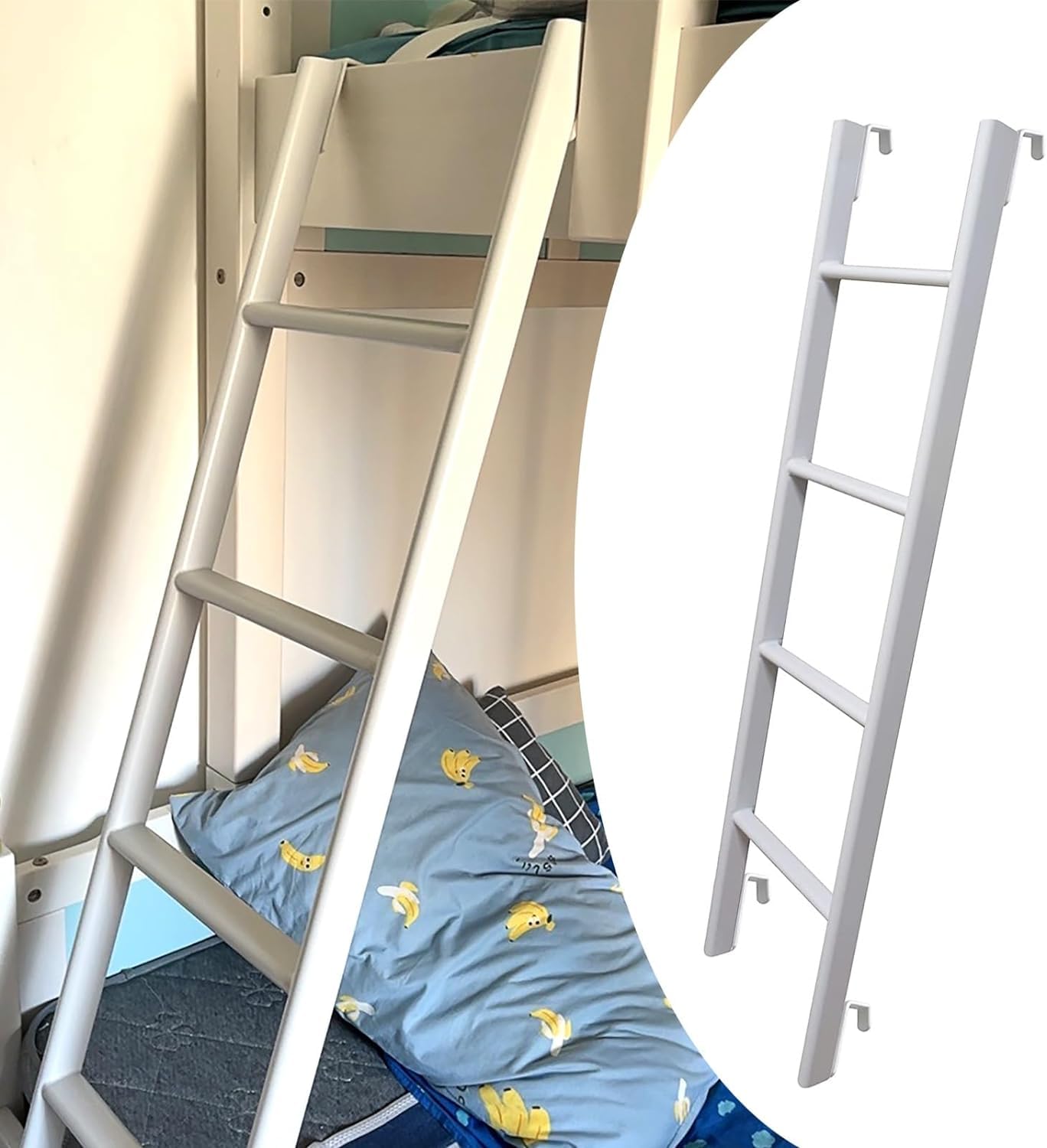 Échelle de grenier pour camping-car et lit de dortoir, escalier 4/5 marches 130 cm