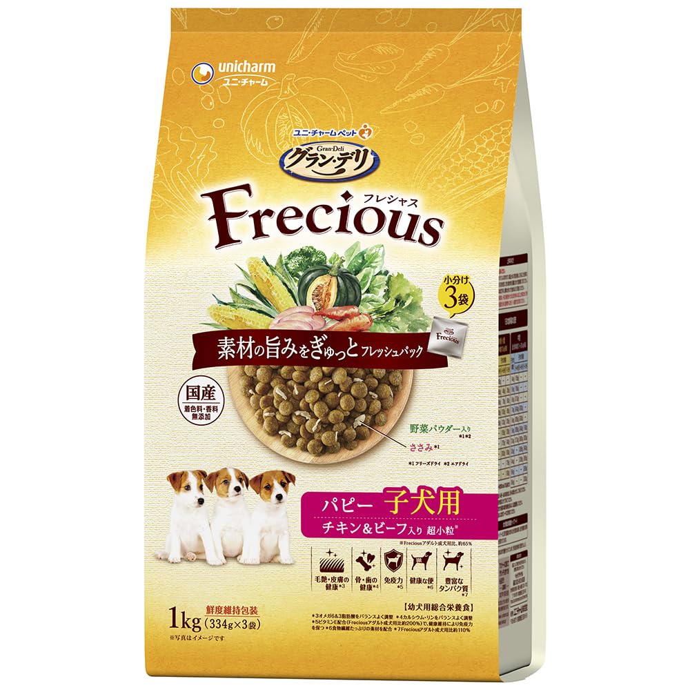 グランデリ　フレシャス　1kg×16袋　子犬用　ドッグフード Amazon.co.jp: グラン・デリ フレシャス（Frecious）ドッグフード