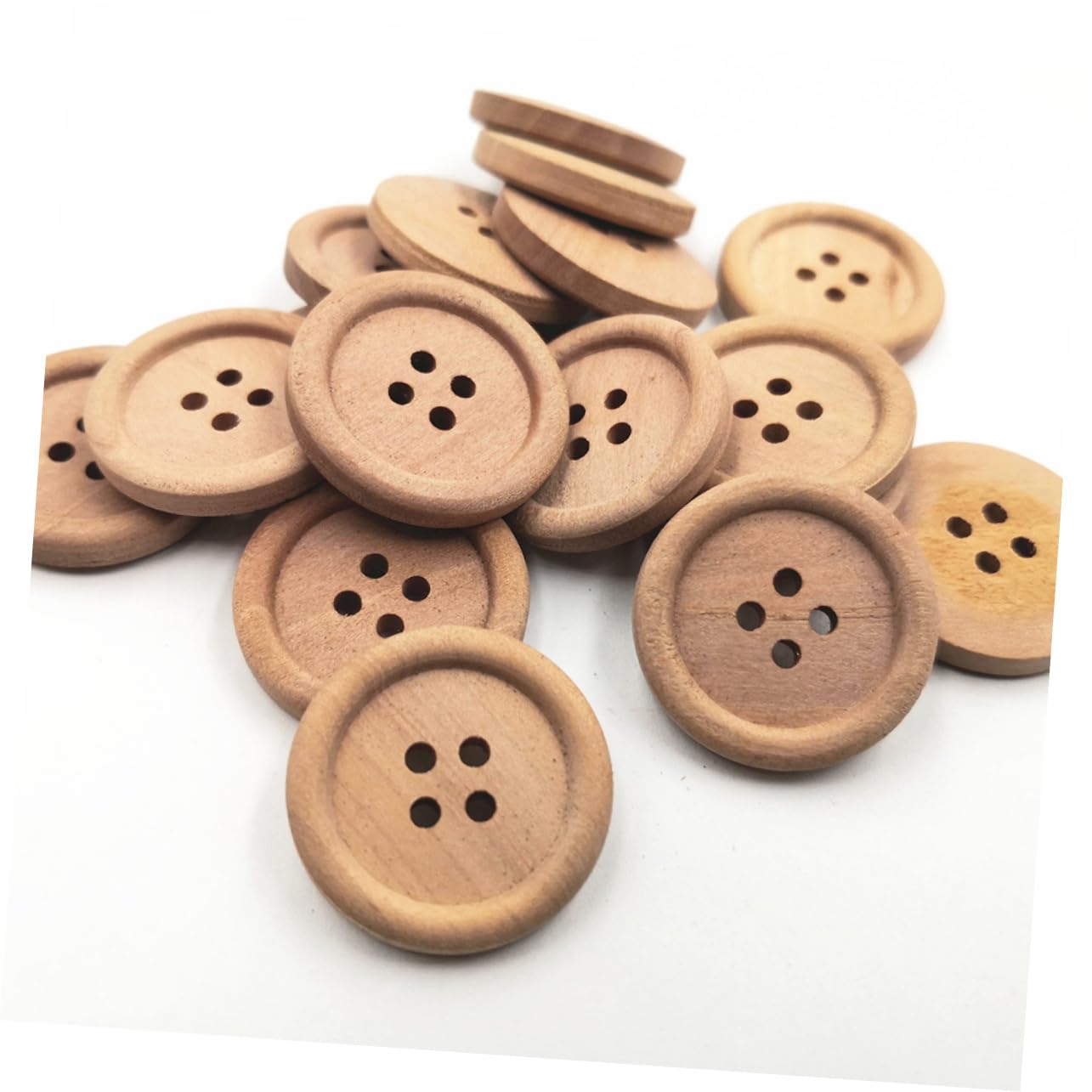 Guziki z żywicy do rękodzieła, 50 szt. Kolorowych guzików dziennika Drewniane guziki Retro Decor Buttons