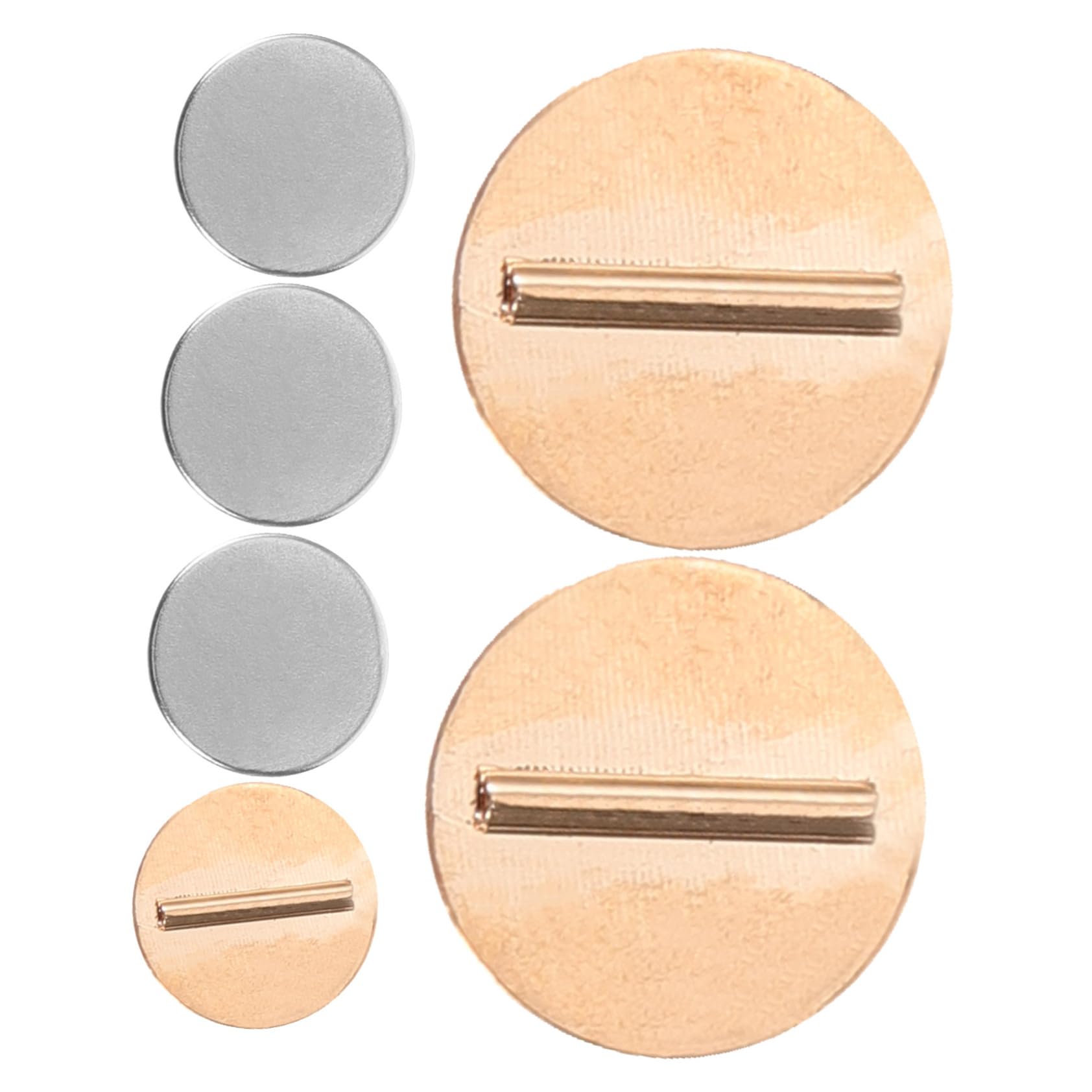 Broche de metal magnético Veemoon evita perforar la ropa con este convertidor mini de 3 pares