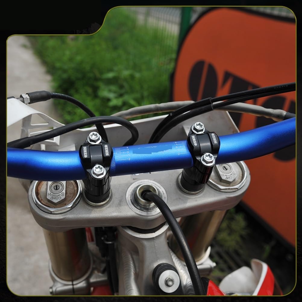 manubri moto Per KXF | Accessori moto Manubrio 1-1/8" 28mm Diametro variabile Manubrio Fat 800mm Alluminio