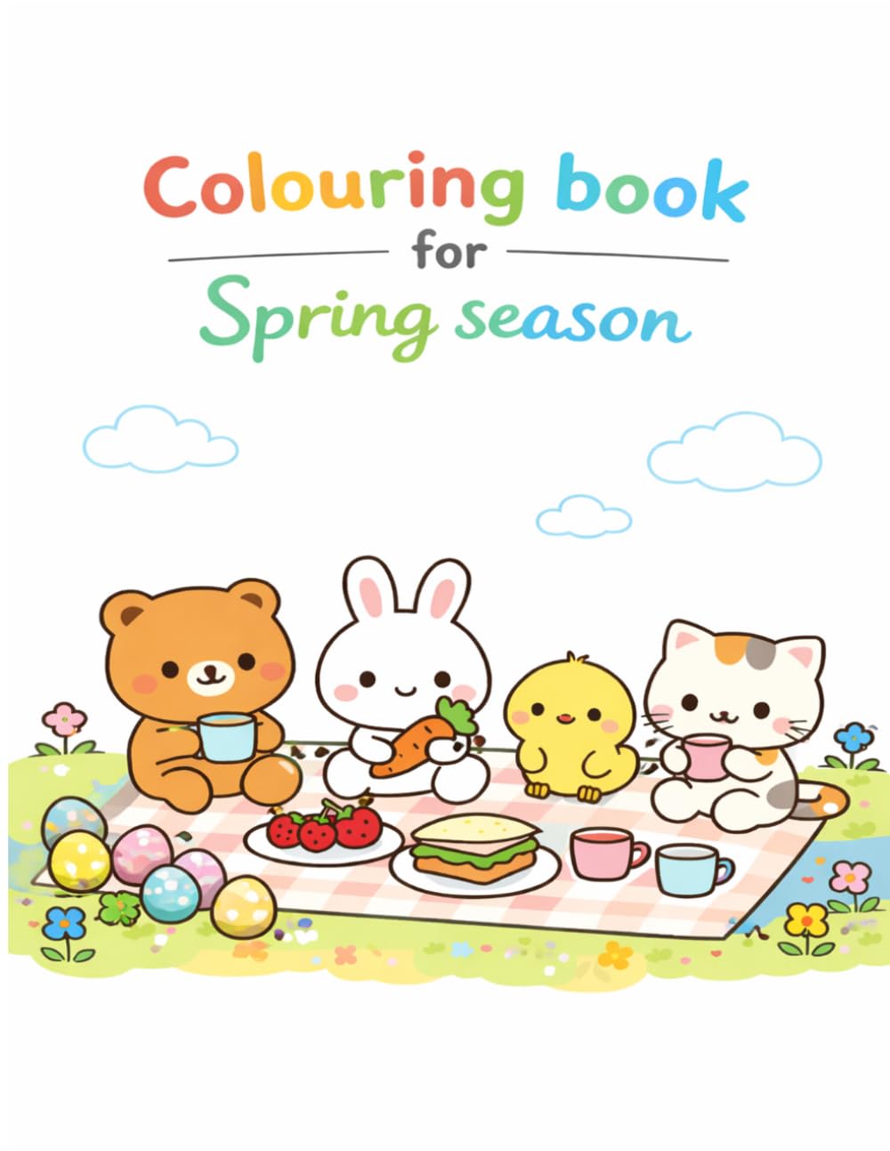 Colouring book for Spring season