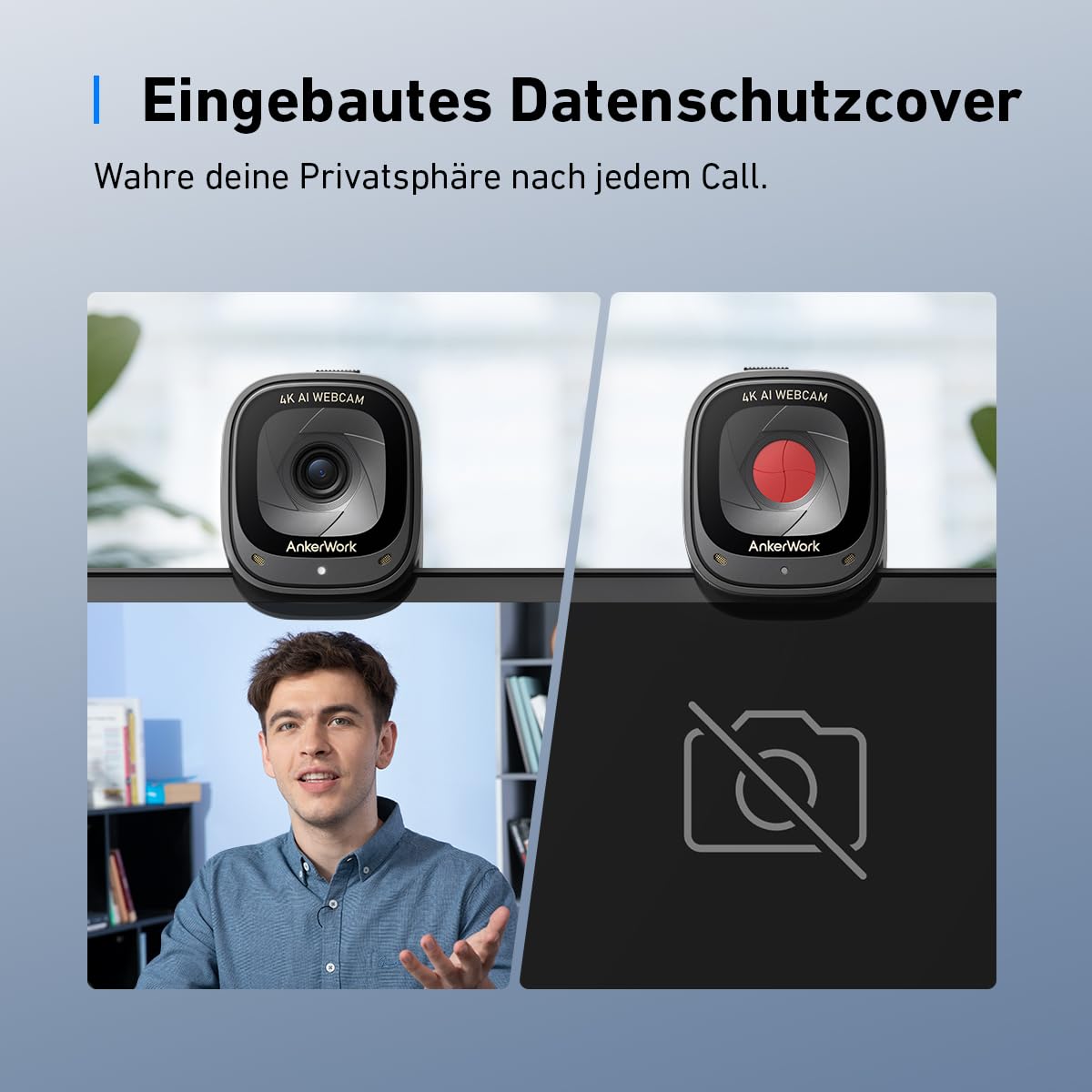 AnkerWork, C310 Webcam, 4K