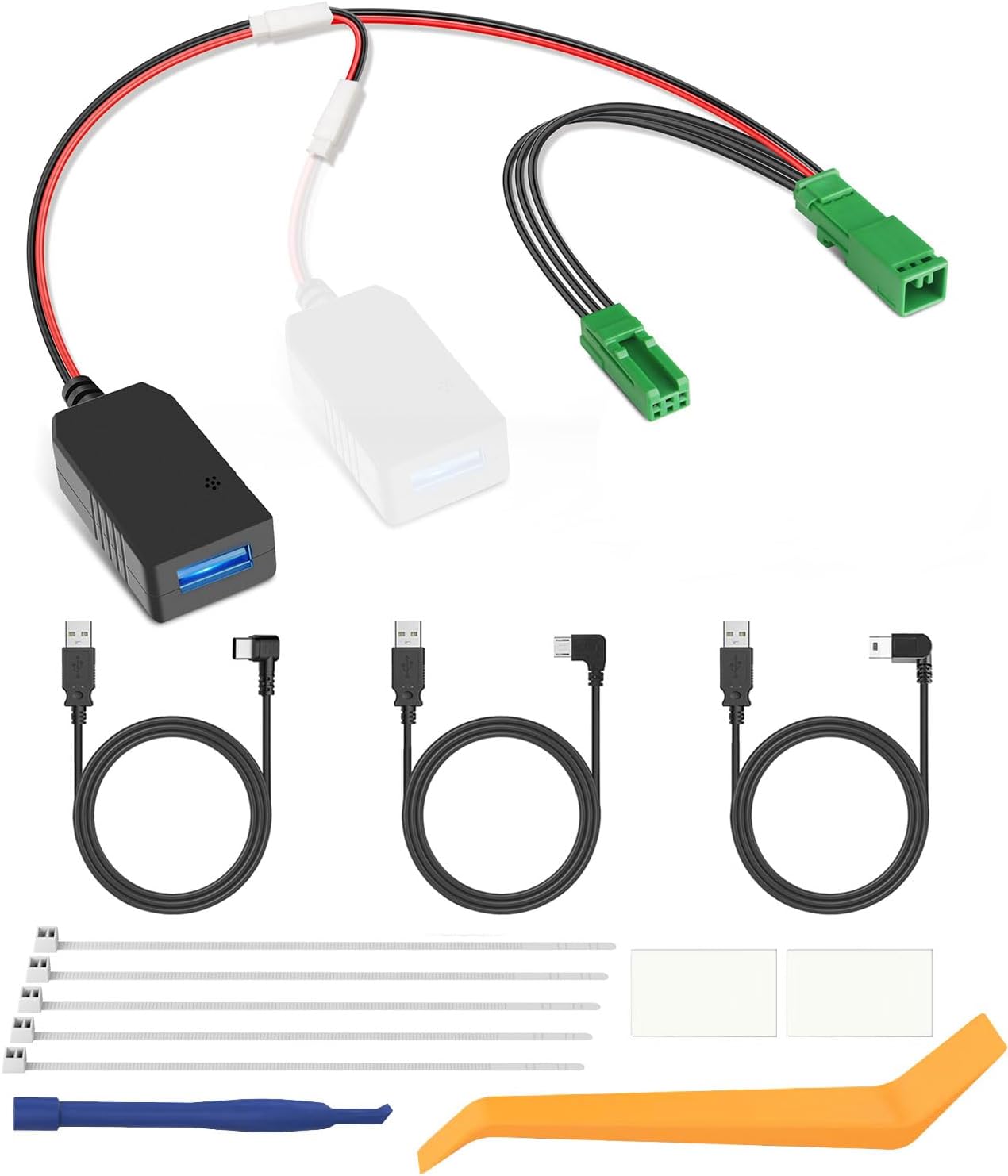 DashCam Power Adapter,(3P TypeE) Compatible with Select Volvo and Polestar