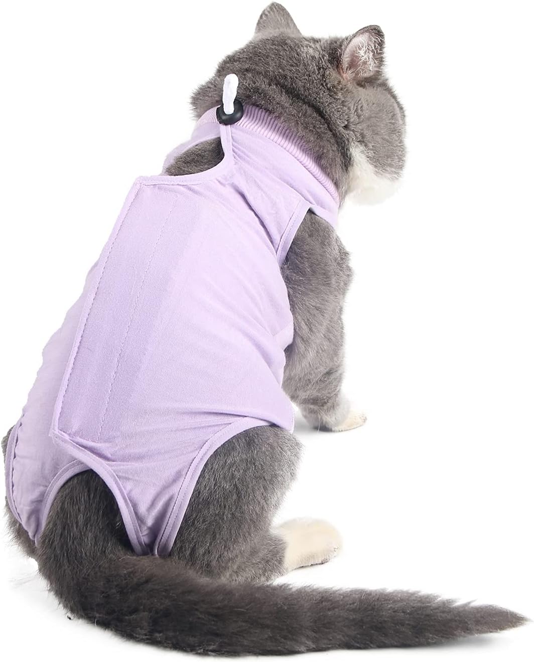 AixyZzz Professional Cat Recovery Suit for Abdominal Wounds Cotton Breathable Onesie for Cats After Surgery Clothes Kitten Spay Recovery…