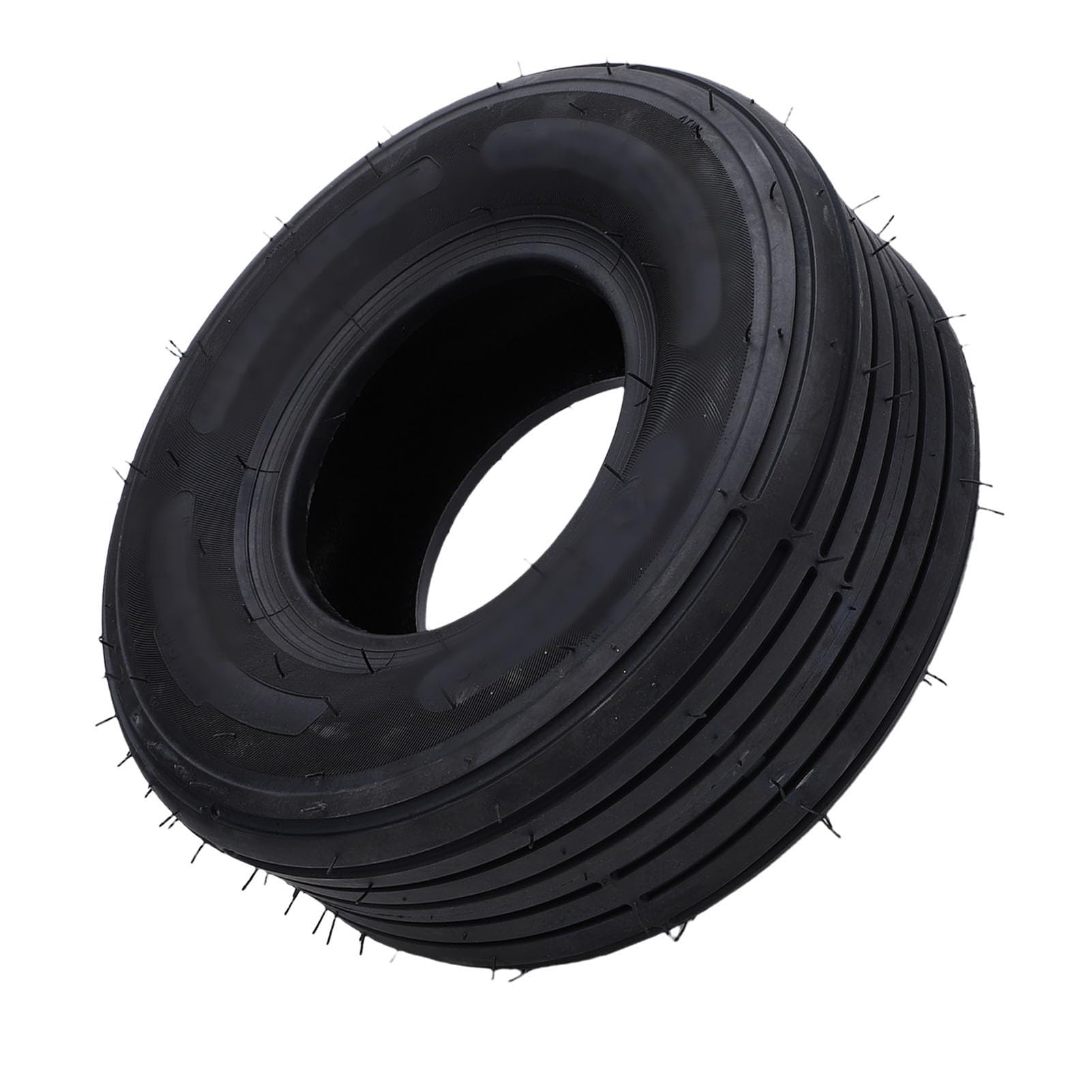 aqxreight 15x6.00 6 Turno de Césped Tiradora de Cortacésped 4PLE Capacidad de Carga de 440 Libras sin Tuberías de Servicio Pesado con Rueda de 6 Pulgadas para el Carro de la