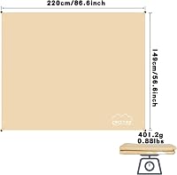 ONTYZZ vízálló sátortalp ultralight tarpaulin eyelets-sel kempinghez, 1.5x2.2m 2