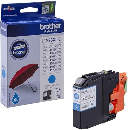 Brother LC-225XLC Inkjet Cartridge 
