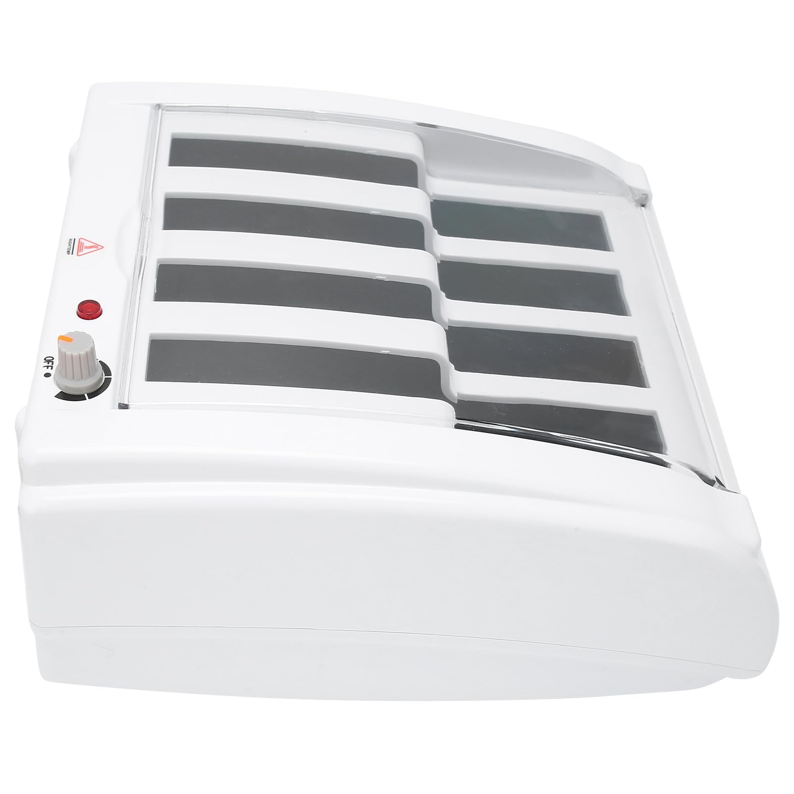 Wakects Haarwachs-Wärmer, Professionelles Wachs-Heizgerät, 200W, für Heim und Salon, Haarentfernungsgerät mit Kompaktem ABS-Design ((ohne Wachs) Europäischer Stecker 220V)