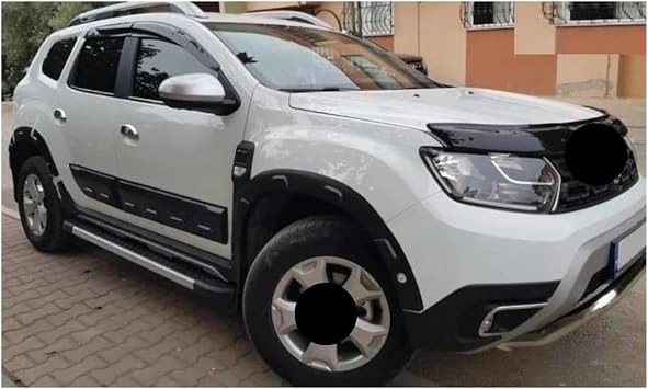 Set Wheel Arches And Moldings Compatible For Renault Dacia Duster 2010 2021 Full Set Plastic ABS Protection Trim CoversDoor Fender Guard 2018+