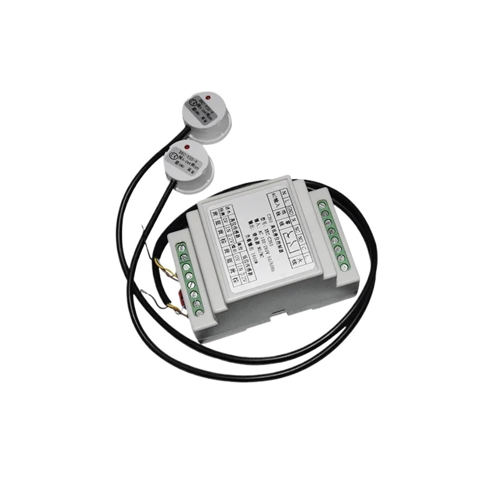 XKC-C350 Mały automatyczny regulator poziomu wody z czujnikami do pompy wodnej i zaworu opróżniającego pompowanie(C350-2P 5m)