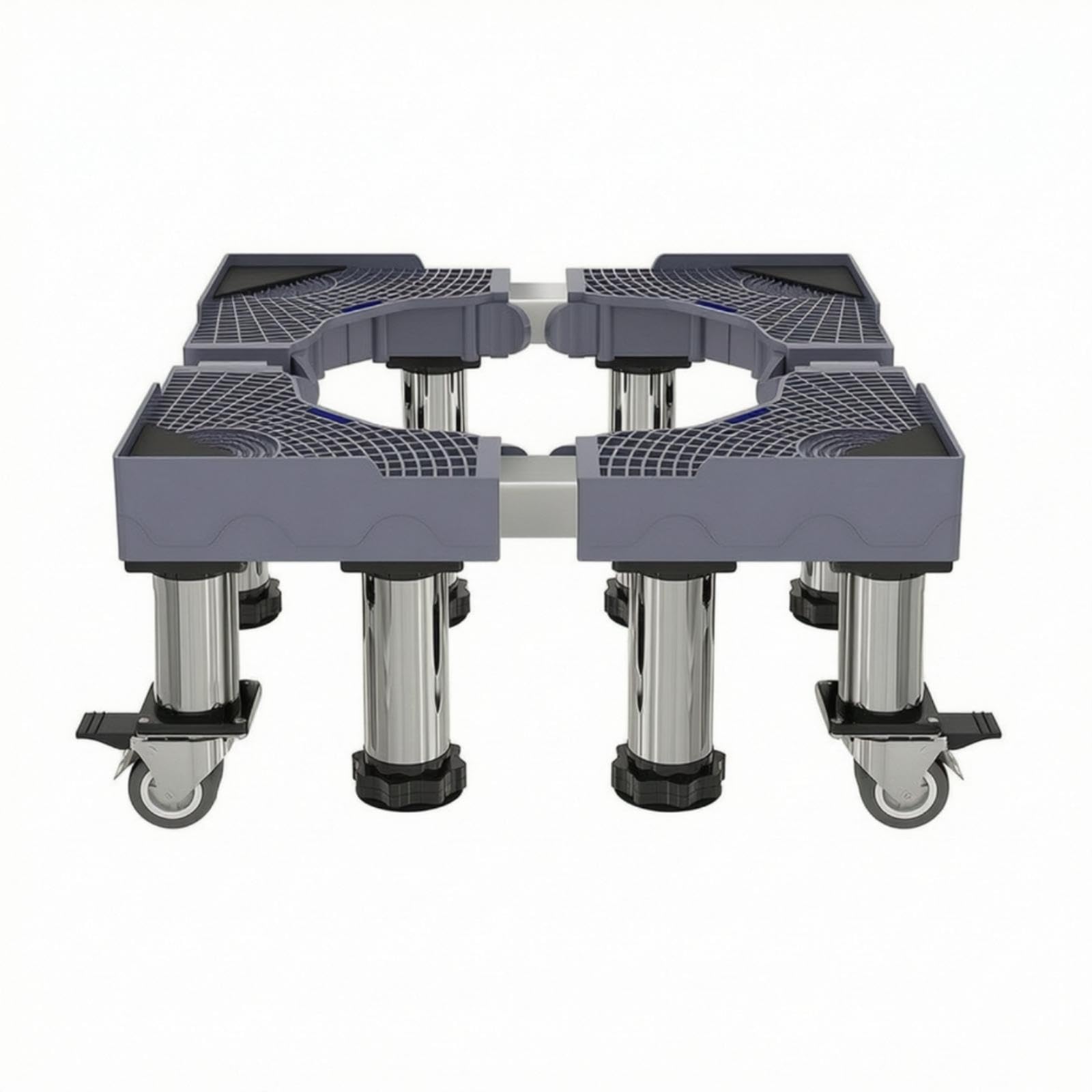 Laundry Appliance Stand with Wheels Mobile Refrigerator Stand with Wheels Heavy Duty Laundry Appliance Base for Pantry, Kitchen 25CM 4 Legs 4 Wheels-image-20