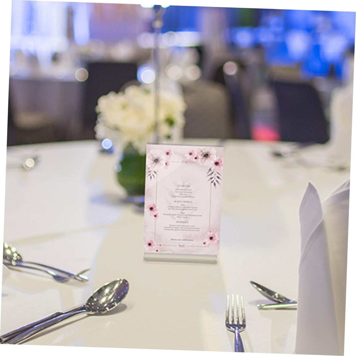 10 Stück Teiliges Acryl Menüständer Doppelseitiger Klarer T förmiger Tischaufsteller Stabiler und Platzsparender Preisschildhalter für Restaurant Büro und Hotel Vertikal