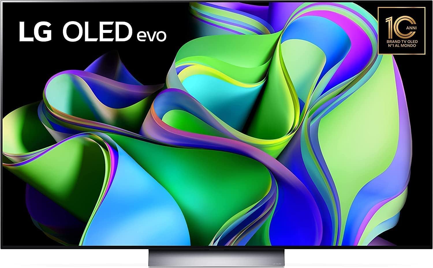 LG OLED evo 65'', Smart TV 4K, Serie C3 2023, Processore α9 Gen6, Brightness Booster, OLED Dynamic Tone Mapping Pro, Dolby Vision, 4 HDMI 2.1 @48Gbps, VRR, Alexa, ThinQ AI, webOS 23 2023 OLED C3 "65 - Immagine 1