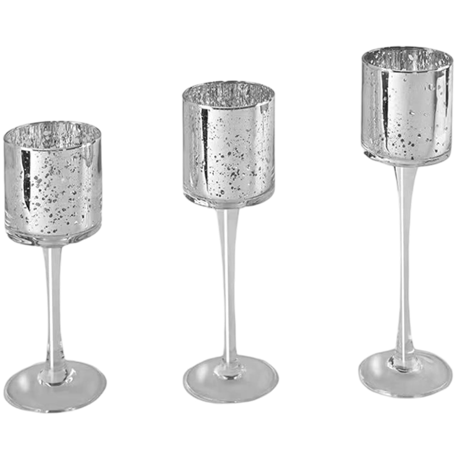 Hdoytxxm Silver Votive Holders Tealight Holders Set Of 3 Decorative Tealight Candleholders For Table Centerpieces Wedding Table Centrepieces Wedding