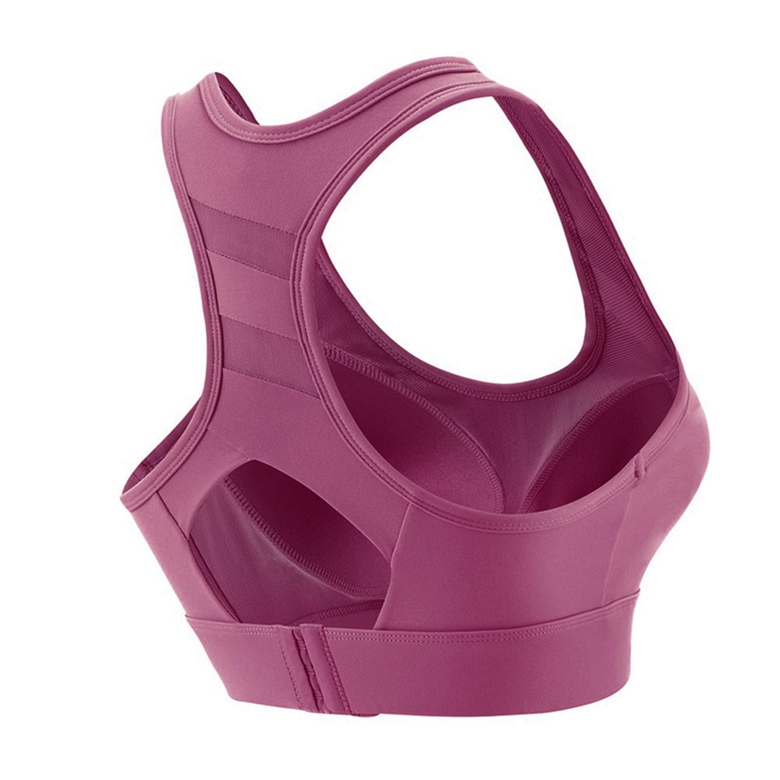 matumou Women Racerback Sports Bra High Padded Supportive Bra Gym Active Yoga Bra for Workout Running