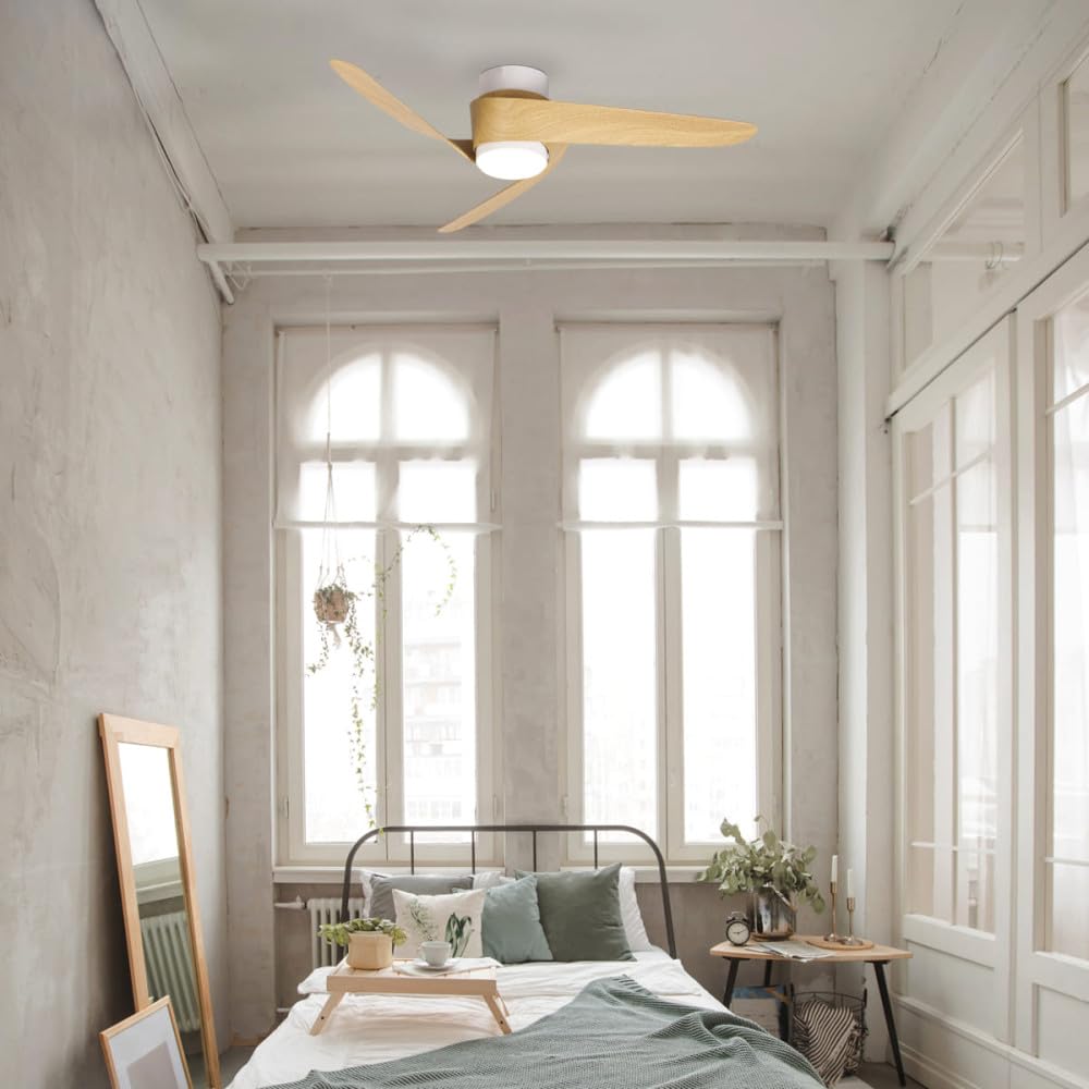 Ventilatore da soffitto LED Mantra 24 W ISLAND 30 W legno 2700 K-5000 K, 1700 lm Ø102 cm