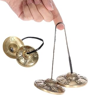 1pcs Tibetan Tingsha Cymbals Bells, Handcrafted Tibetan Meditation with ...