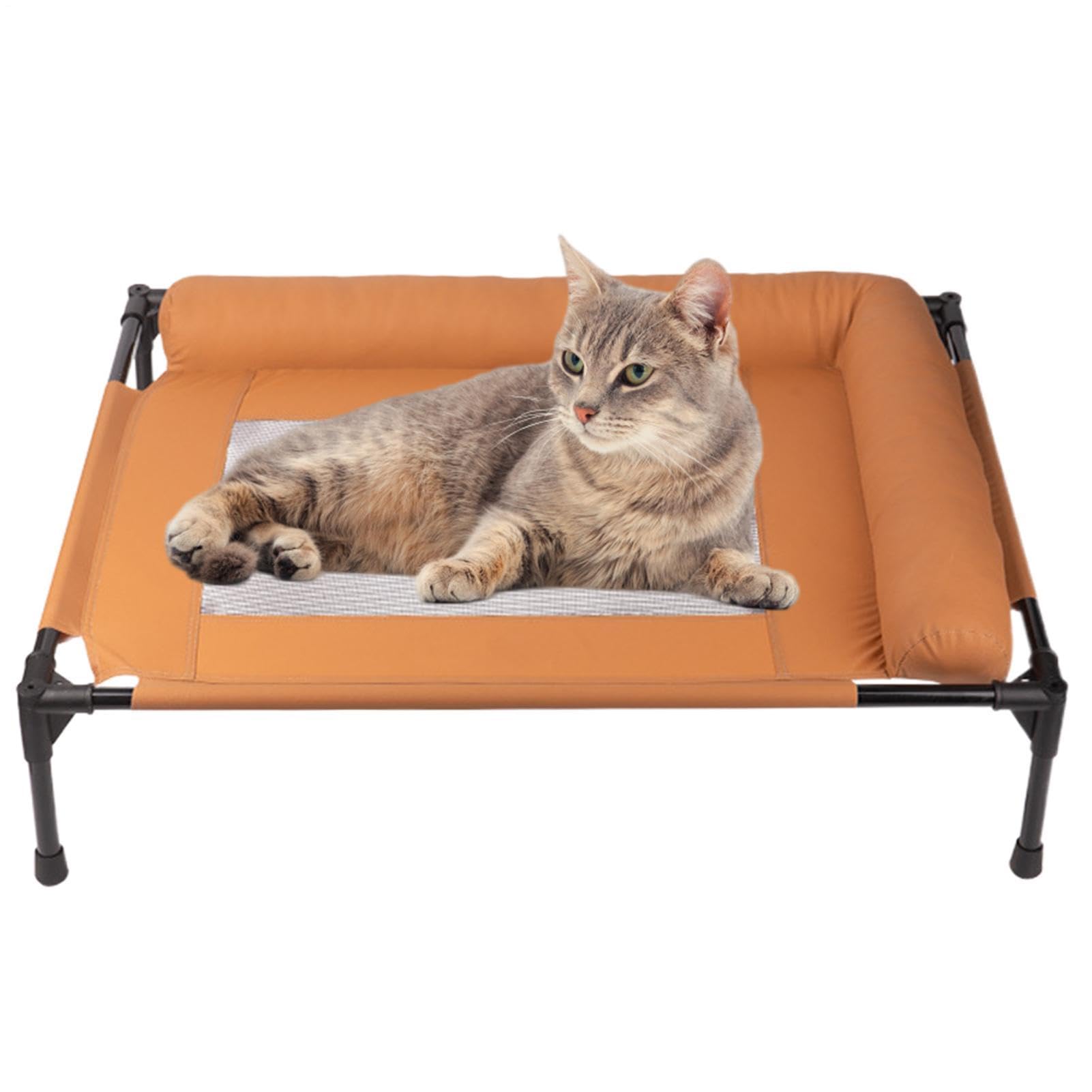 Generico Cuccia Per Cani Divano Lounge Traspirante con Base Antiscivolo | amaca per cani con cuscini laterali imbottiti Per Appartamento Dormitorio Patio Balcone Portico Soggiorno Casa