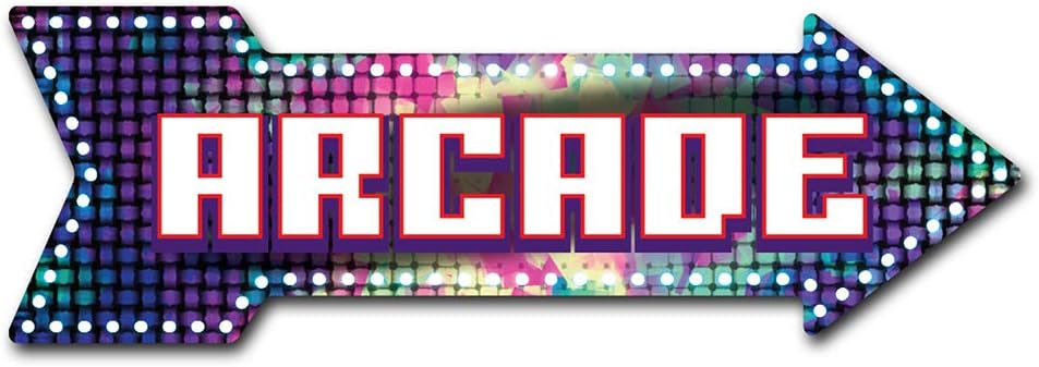 SignMission Decal Art Arcade Decal Indoor/Outdoor Decor 24 Direction Sticker Vinyl Wall Decals