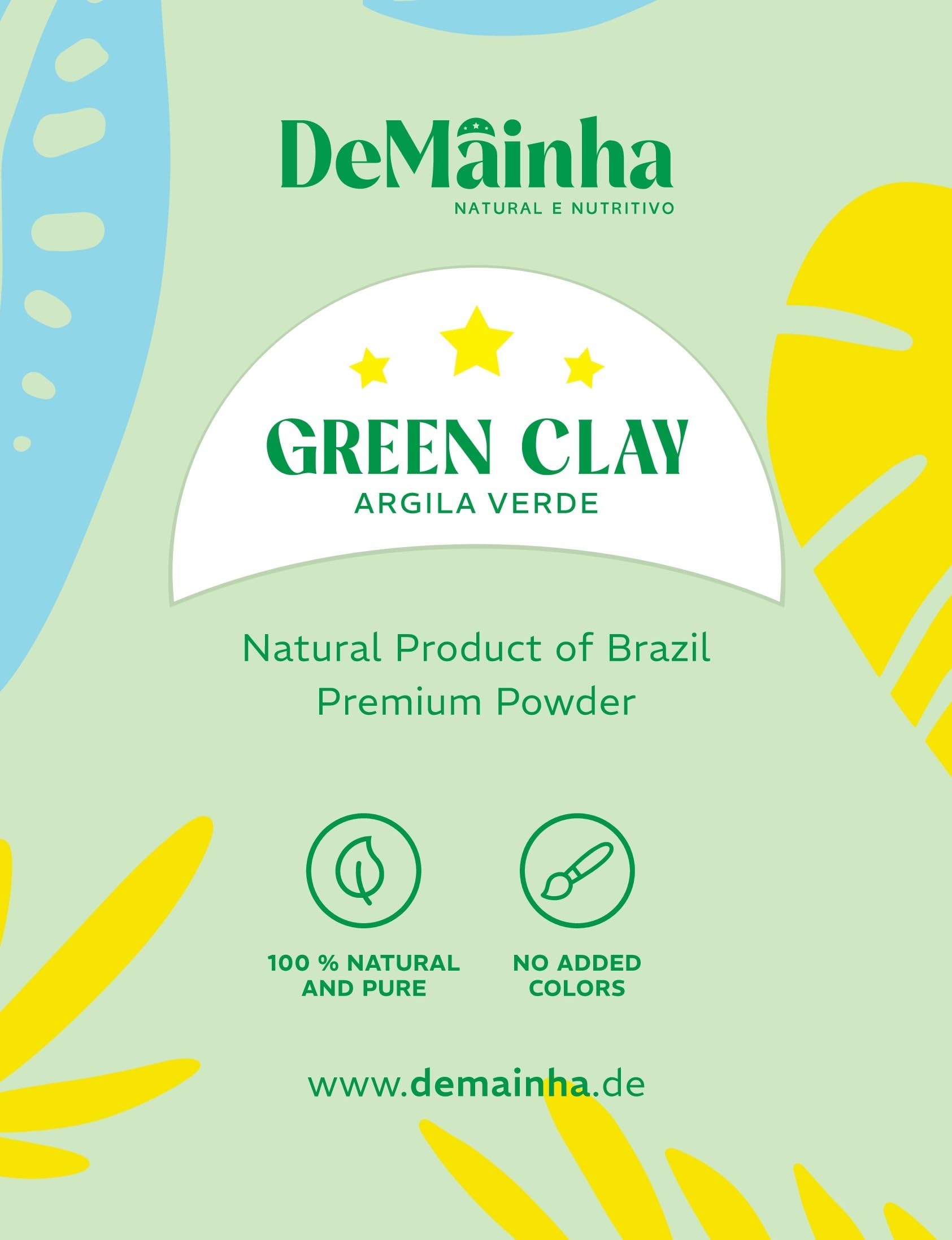 25 kg Großhandel – Brasilianische Grüne Tonerde Extra Fein Mineralerde Montmorillonit Bentonit