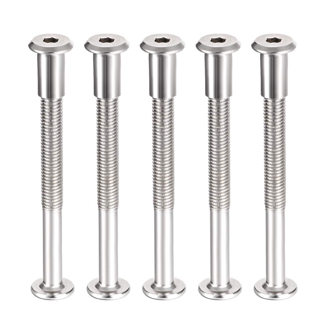 Douille hexagonale M8x90mm pour fixer les cuirs épais sans abîmer la matière
