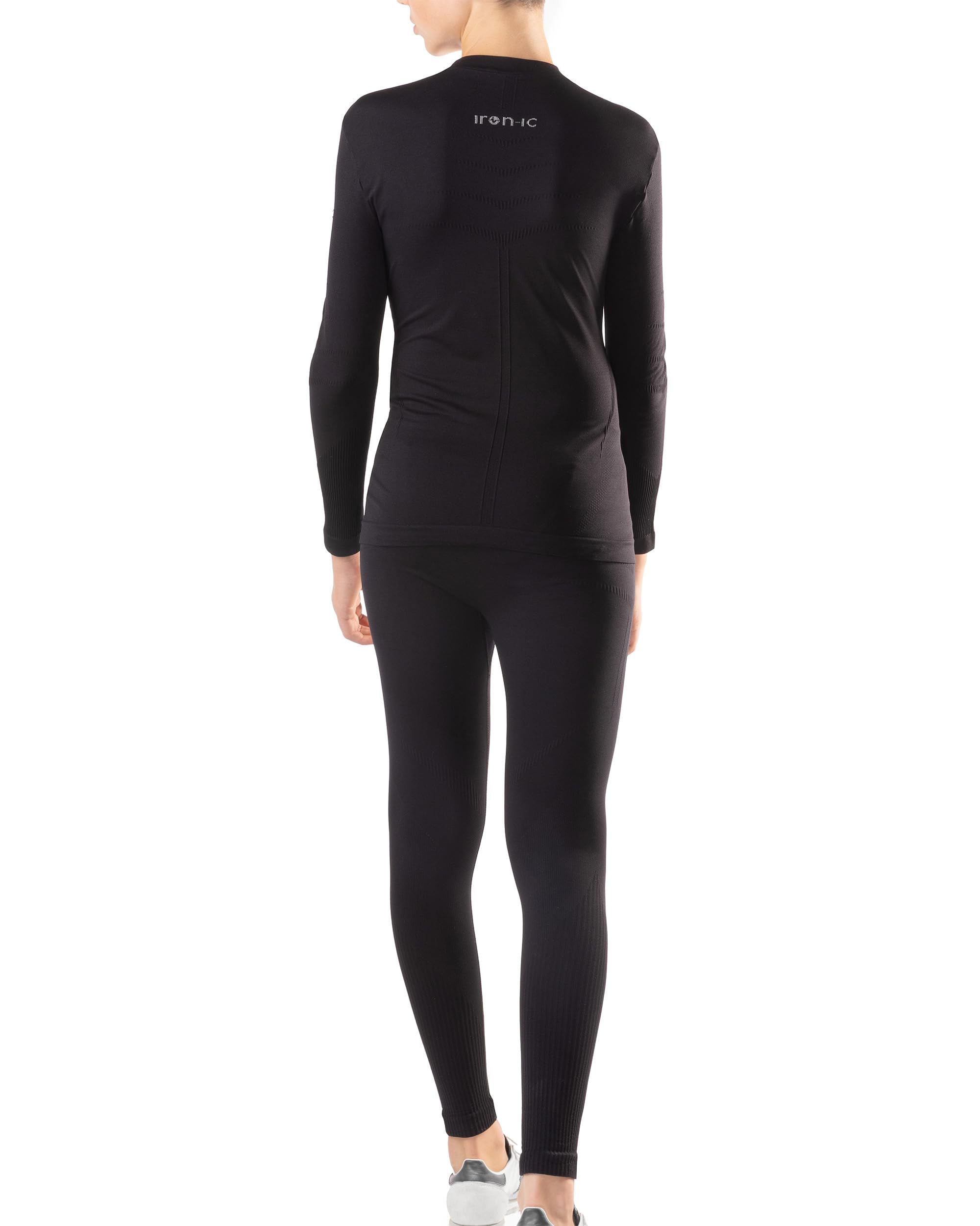 Iron-ic, Conjunto Técnico Baselayer Niño - Kit Camiseta y Leggings para Deportes de Invierno, Transpirable, Termoregulador, Ropa Interior