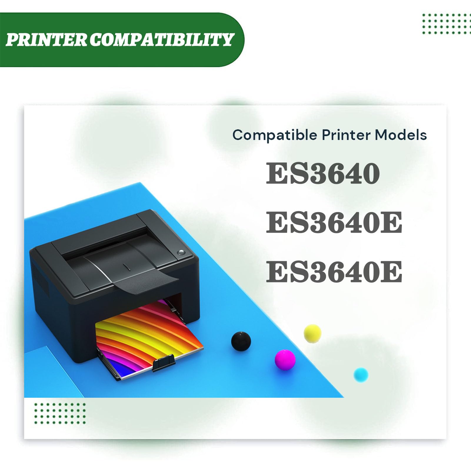 Cartuccia toner compatibile 42918924 42918923 42918922 42918921 cyan | con le stampanti Per OKI ES3640 ES3640E