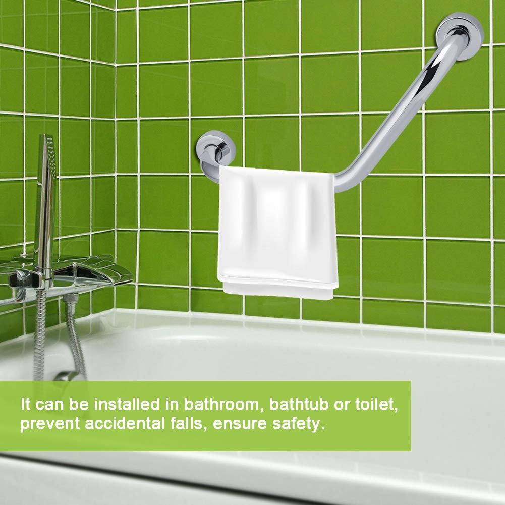 Cocoarm - Asidero Bañera, Asa de Acero Inoxidable para Bañera (445 mm)