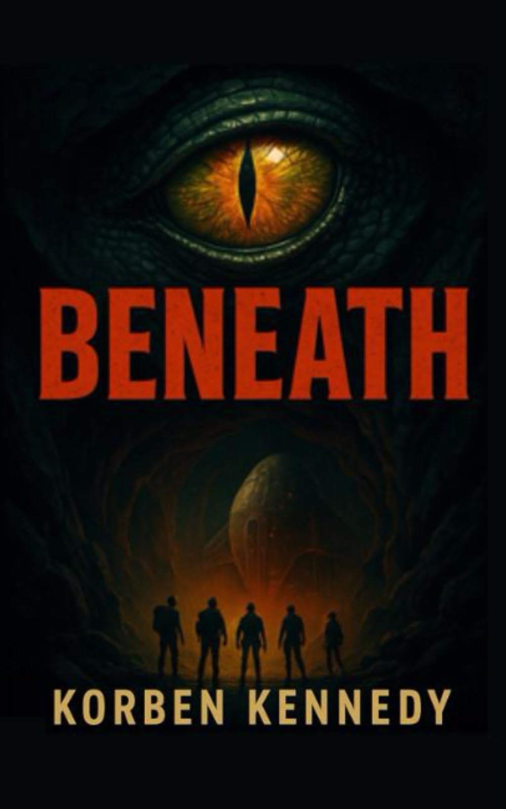 Beneath