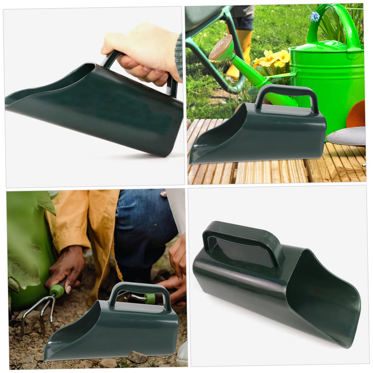 Homoyoyo 4stücke Teiliges Bonsai-Erde Schaufelset Robuste Handgartenschaufel Aus Kunststoff Für Blumen Und Pflanzen Vielseitig Einsetzbar Für Gartenarbeit Und Umpflanzen Für Sukkulenten