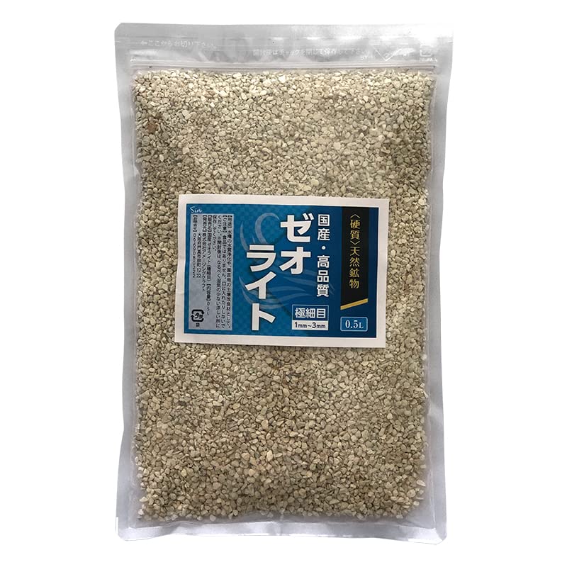 Amazon | 国産 天然 ゼオライト 極細目 約 1mm-3mm 500ml 水槽 吸着
