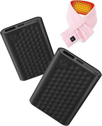 Wulcea Graphene Heated Scarf + 2 Power Banks
