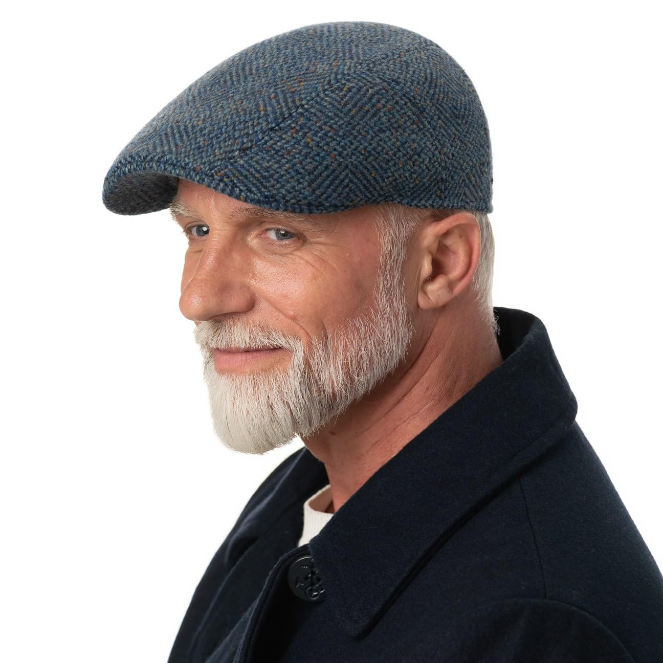 Stetson Birkdale Schirmmütze Flatcap nachhaltig meliert Herren Herbst Winter