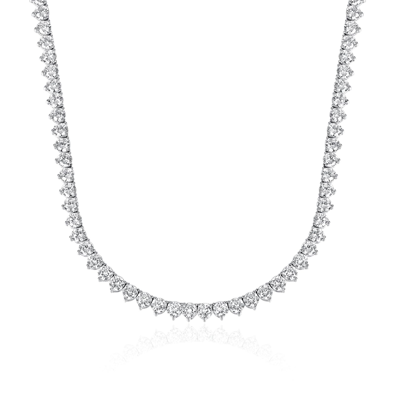 MDFUN 4mm Tennis Necklace