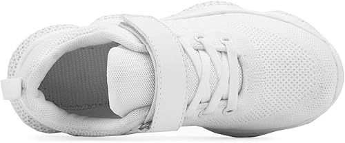 Miniatura 6 de Casbeam Tenis transpirables de malla para niños, ligeros, fáciles de caminar, con correa deportiva, para correr, para niños y niñas