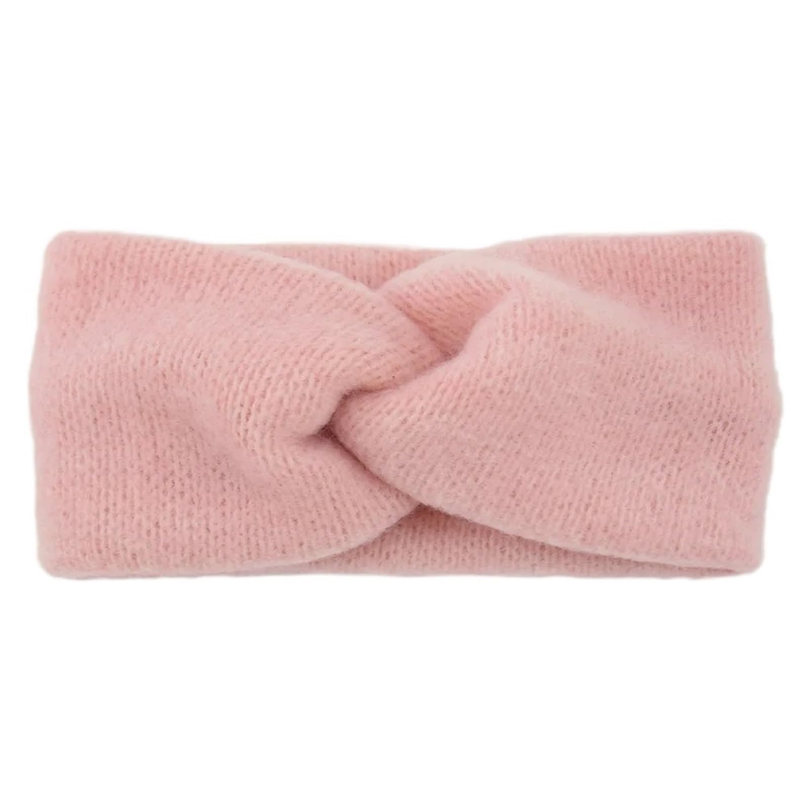 Stirnband 3 stücke Breite Quer Stirnbänder for Frau Solide Haarband Elastische Sport Yoga Kopfbedeckungen Mädchen Haar Zubehör Winter Stirnband(Light pink)