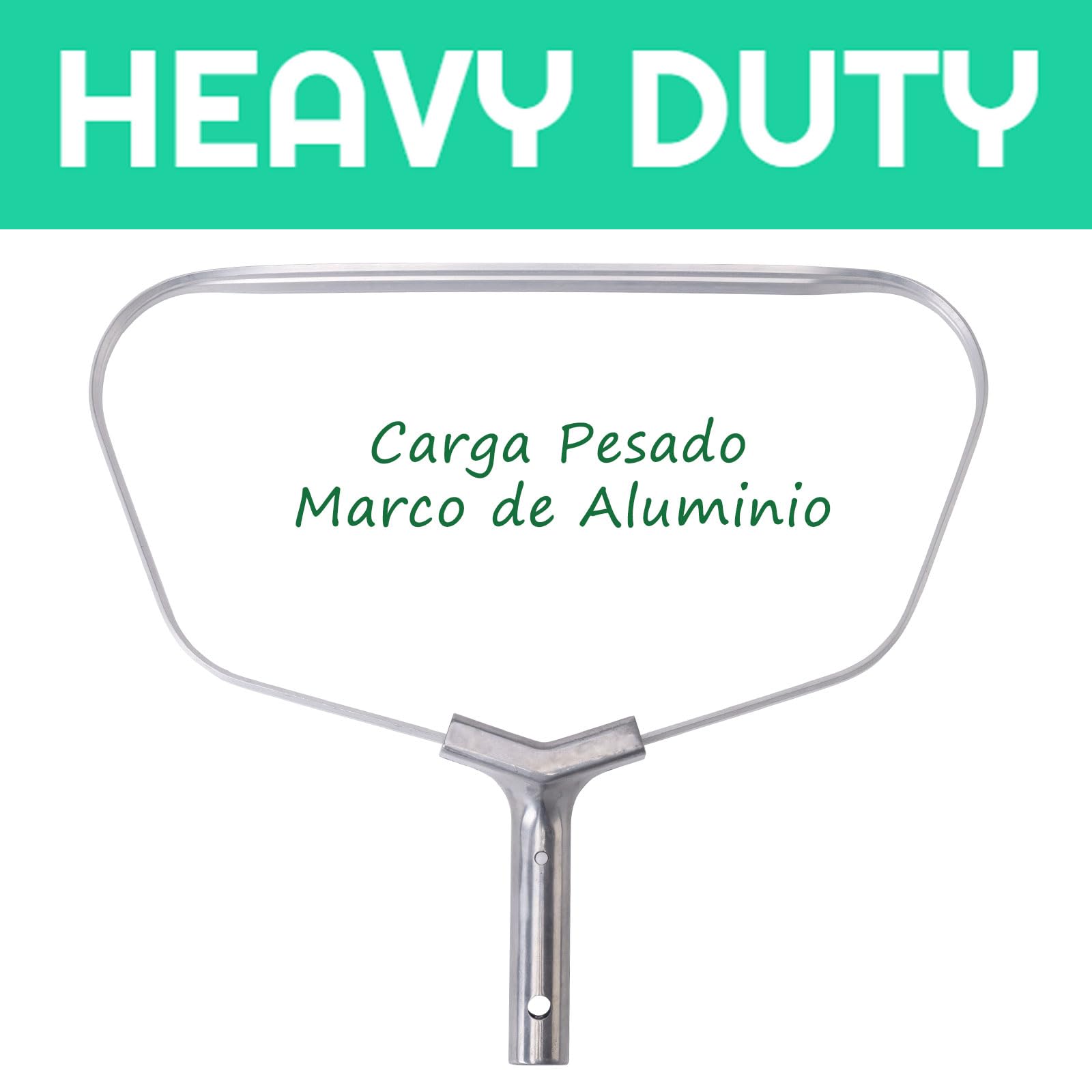 Ultra Fina Red de Piscina para Limpiar Polen Pequeños Mosquitos, RecogeHojas para Piscina con Marco Reforzado de Aluminio, Pool Rake Skimmer Net