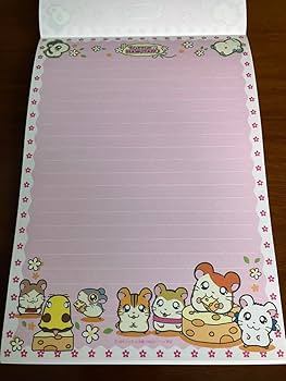 Amazon.co.jp: 平成レトロ 希少 とっとこハム太郎シール メモ帳 A5
