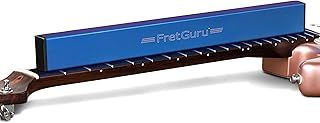 FretGuru Sanding Beam Fret Leveler (16" ~400mm) Professional guitar luthier leveling file includes 240, 320, 400, 600 Grit Advanced Film -Backed Ceramic Sandpaper naphtha based adhesive remover wipes