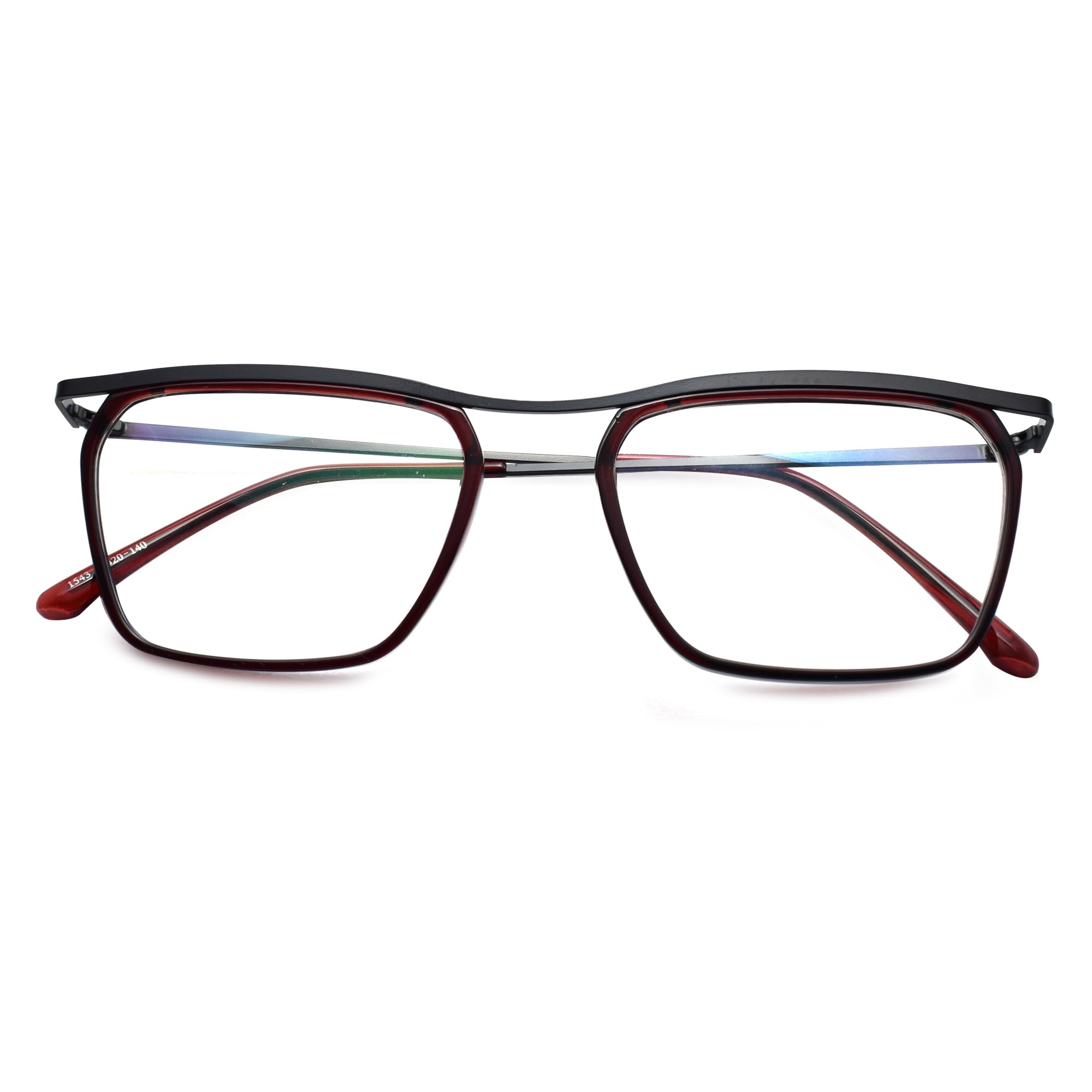 SAM AND MARSHALL CHARLIE Frame I Light Weight Frames I Tinted Metal Frames I Prescription Friendly Glasses I Rectangle Shape I Men & Women